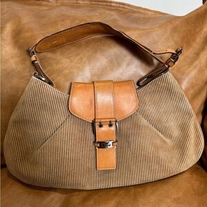 SOLD Christian Dior Suede Shoulder Bag